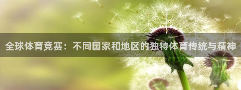 ug环球官网登录入口：全球体育竞赛：不同国家和地区的独特体育传统与精神